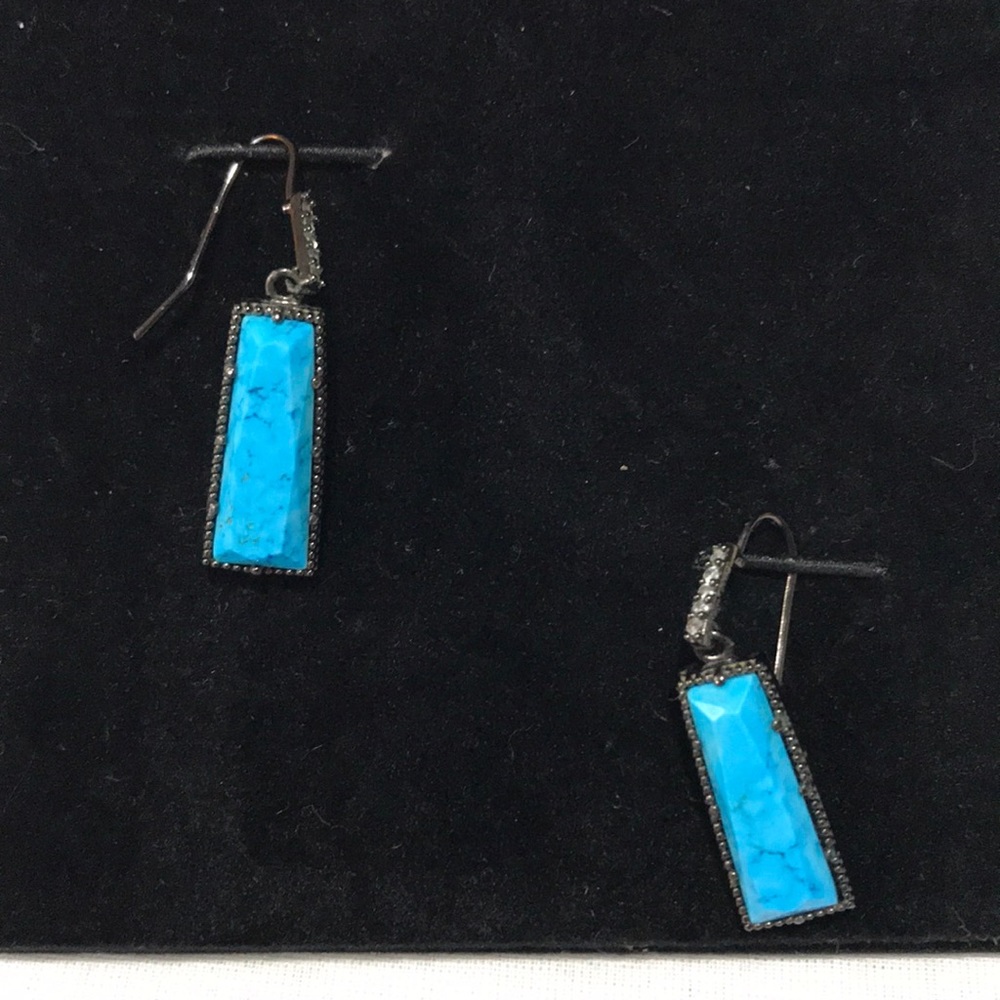 Kendra Scott Blue Turquoise Earrings